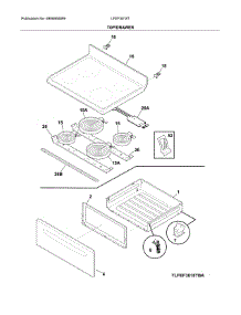 Parts for Frigidaire LFEF3018TWD Range - AppliancePartsPros.com