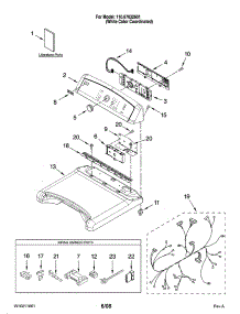 Top And Console Parts parts for Kenmore Dryer 110.C67032601 (110C67032601, 110 C67032601) from AppliancePartsPros.com