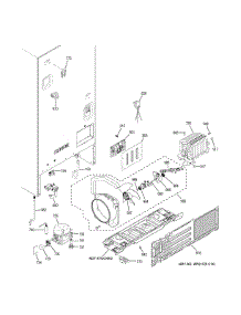 Machine Compartment parts for Ge Refrigerator GFE24JBLAFTS from AppliancePartsPros.com