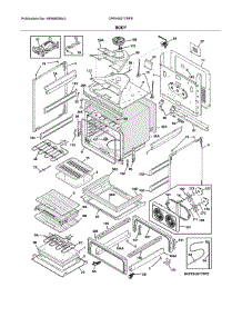 Body parts for Frigidaire Range CPEH3077RFE from AppliancePartsPros.com