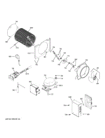 Machine Compartment parts for Ge Refrigerator ZICS360NHDLH from AppliancePartsPros.com