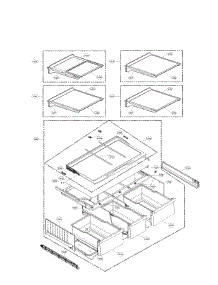 Refrigerator Parts parts for Lg Refrigerator LMXS30776S/01 from AppliancePartsPros.com