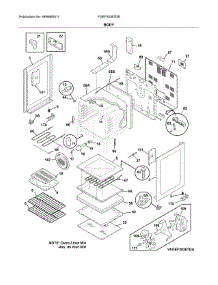 Body parts for Frigidaire Range FGEF3036TDB from AppliancePartsPros.com