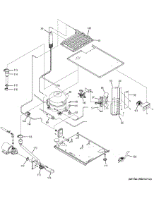 Machine Compartment parts for Ge Freestanding Ice Maker UCC15NJBII from AppliancePartsPros.com