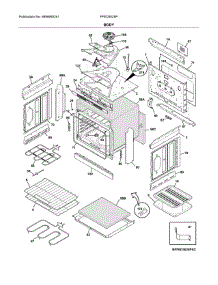 Body parts for Frigidaire Range FFED3025PWG from AppliancePartsPros.com