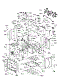 Upper Cavity Parts parts for Lg Wall Oven LWD3081ST/00 from AppliancePartsPros.com