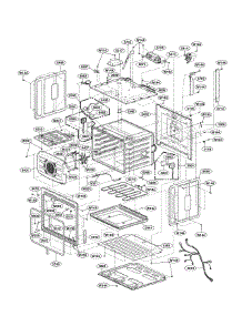Lower Cavity Parts parts for Lg Wall Oven LWD3081ST/00 from AppliancePartsPros.com