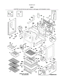 Body parts for Kenmore Range 790.95073313 (79095073313, 790 95073313) from AppliancePartsPros.com