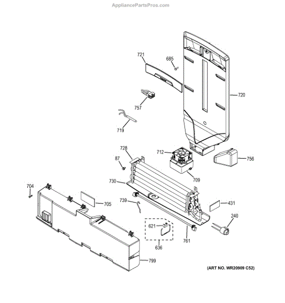 GE WR60X35205 Refrigerator Fan Motor (AP6997194)