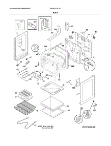 Body parts for Frigidaire Range FFEF3018LSG from AppliancePartsPros.com