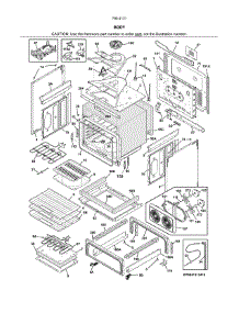 Body parts for Kenmore Range 790.41313415 (79041313415, 790 41313415) from AppliancePartsPros.com