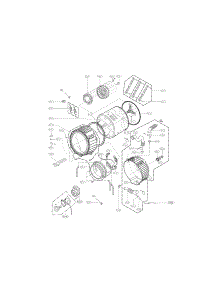 Drum And Tub Parts parts for Lg Washer WM3370HRA/00 from AppliancePartsPros.com