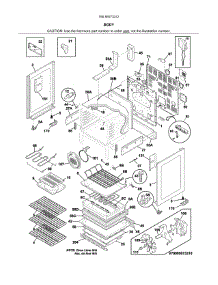 Body parts for Kenmore Range 790.95073312 (79095073312, 790 95073312) from AppliancePartsPros.com