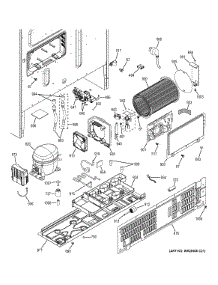 Machine Compartment parts for Ge Refrigerator PWE23KGDCWW from AppliancePartsPros.com