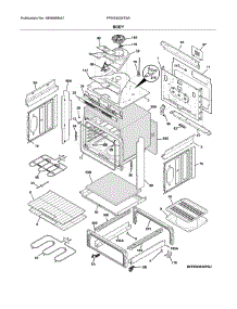 Body parts for Frigidaire Range FFES3026TSA from AppliancePartsPros.com
