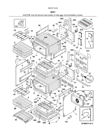 Body parts for Kenmore Range 790.97713412 (79097713412, 790 97713412) from AppliancePartsPros.com
