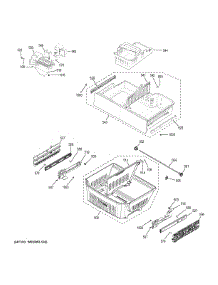 Freezer Shelves parts for Ge Refrigerator ZWE23PSHNSS from AppliancePartsPros.com