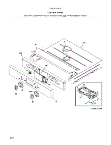 Control Panel parts for Kenmore Wall Oven 790.41153511 (79041153511, 790 41153511) from AppliancePartsPros.com