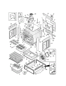 Body parts for Kenmore Range 790.42613311 (79042613311, 790 42613311) from AppliancePartsPros.com