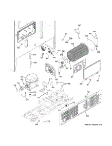 Machine Compartment parts for Ge Refrigerator GNE29GMKFES from AppliancePartsPros.com