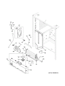 Fresh Food Section parts for Ge Refrigerator ZWE23ESHNSS from AppliancePartsPros.com