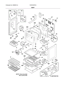 Body parts for Frigidaire Range FGEF3059TDA from AppliancePartsPros.com