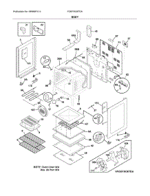 Body parts for Frigidaire Range FGEF3036TDA from AppliancePartsPros.com