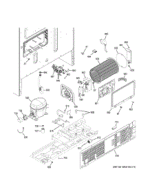 Machine Compartment parts for Ge Refrigerator PWE23KMKHES from AppliancePartsPros.com