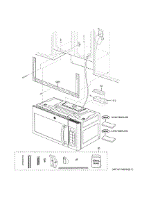 Installation Parts parts for Ge Microwave JNM3163DJ2BB from AppliancePartsPros.com