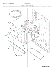 Dispenser parts for Frigidaire Refrigerator FGSS2635TF6 from AppliancePartsPros.com