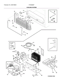 System parts for Frigidaire Refrigerator FGHB2868TD4 from AppliancePartsPros.com