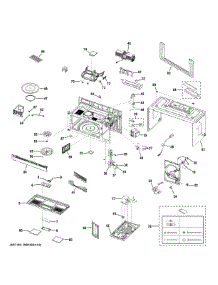 Oven Cavity Parts parts for Ge Microwave JVM7195DK2WW from AppliancePartsPros.com