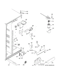 Fresh Food Section parts for Ge Refrigerator PSE25KBLJHTS from AppliancePartsPros.com