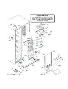 Freezer Section parts for Ge Refrigerator PSE25KSHGHSS from AppliancePartsPros.com