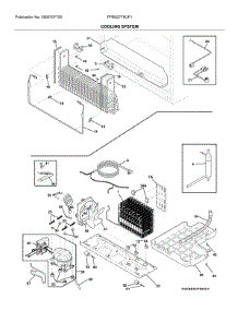 Cooling System parts for Frigidaire Refrigerator FPBS2778UF1 from AppliancePartsPros.com