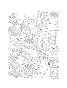 Body parts for Kenmore Range 790.97723411 (79097723411, 790 97723411) from AppliancePartsPros.com