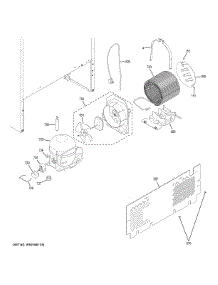 Machine Compartment parts for Ge Refrigerator GTE18ETHLRWW from AppliancePartsPros.com