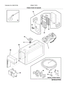 Fresh Food Ice Maker parts for Frigidaire Refrigerator FPBS2777RFK from AppliancePartsPros.com