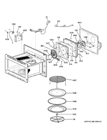 Interior Parts (1) parts for Ge Microwave ZSC1001J1SS from AppliancePartsPros.com
