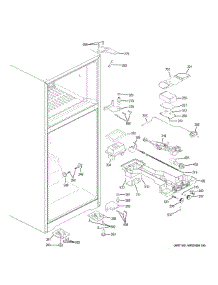 Fresh Food Section parts for Ge Refrigerator GIE18ETHKRWW from AppliancePartsPros.com