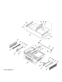Freezer Shelves parts for Ge Refrigerator PFD28KSLBSS from AppliancePartsPros.com