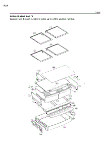 Refrigerator Parts parts for Kenmore Refrigerator 795.71329411 (79571329411, 795 71329411) from AppliancePartsPros.com