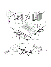 Unit Parts parts for Kenmore Refrigerator 106.51713410 (10651713410, 106 51713410) from AppliancePartsPros.com