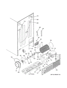 Machine Compartment parts for Ge Refrigerator GSS25LSLECSS from AppliancePartsPros.com