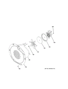 Convection Fan parts for Ge Range PGS960FEL2DS from AppliancePartsPros.com