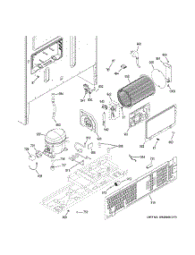 Machine Compartment parts for Ge Refrigerator PFE28PMKDES from AppliancePartsPros.com