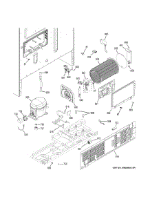 Machine Compartment parts for Ge Refrigerator PYE22KMKEES from AppliancePartsPros.com