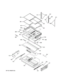 Fresh Food Shelves parts for Ge Refrigerator CYE22USHISS from AppliancePartsPros.com