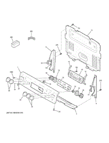 Control Panel parts for Ge Range JB655DK4WW from AppliancePartsPros.com
