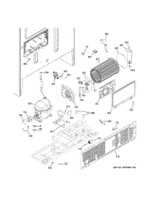 Machine Compartment parts for Ge Refrigerator CFE28USHFSS from AppliancePartsPros.com